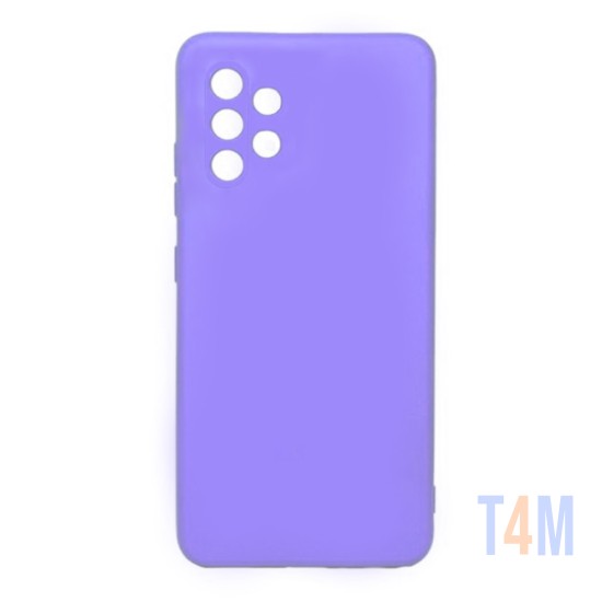 Silicone Case with Camera Shield for Samsung Galaxy A32 5g Purple